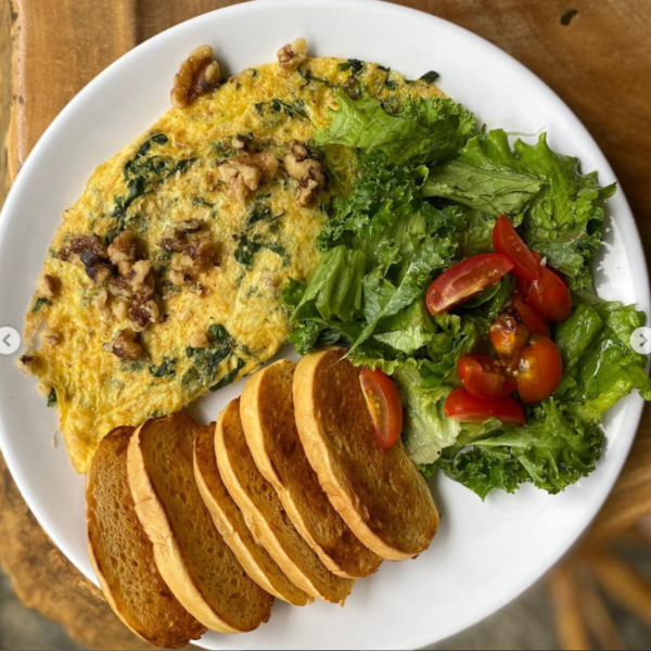 Omelette Ricotta y Nueces