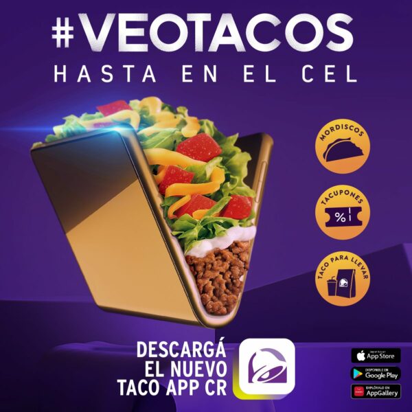 Taco Bell lanza app con programa de puntos, pedidos remotos y